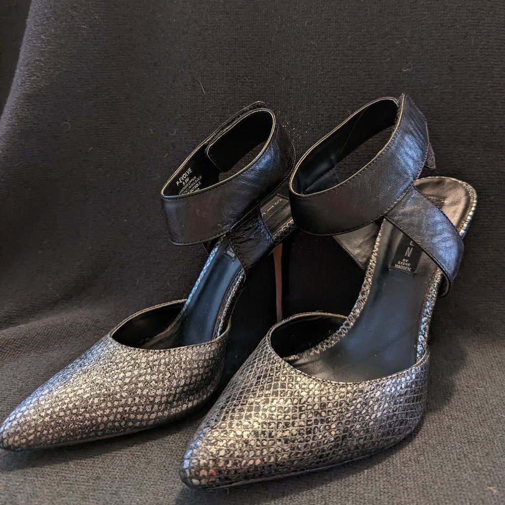 Steven Slingback, Size 39.5, Silver